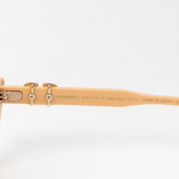 New! Valentino VLS 114C Stylish Beige Sunglasses, Authentic main image 6
